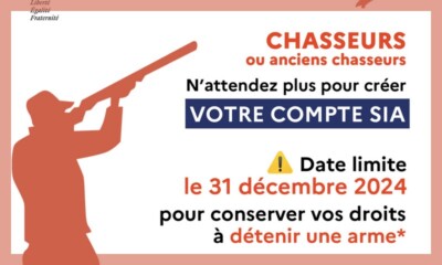 Création d’un compte pour les détenteurs d’armes à feux